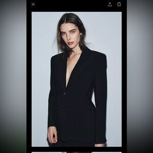 Sold out top stitch fitted blazer 2025 XS